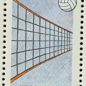 C 1692 Selo Voleibol Esporte 1990