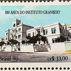C 1695 Selo 100 Anos Instituto de Ensino Granbery Educacao Metodista 1990