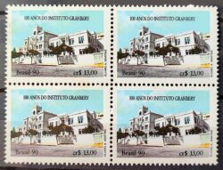C 1695 Selo 100 Anos Instituto de Ensino Granbery Educacao Metodista 1990 Quadra