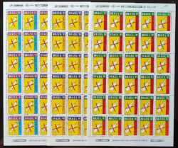 C 1730 Selo Combate as Drogas Saude Cigarro Bebida Droga 1991 Folha Serie Completa