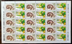 C 1737 Selo Instituto Butantan Cobra Jararaca Periquitamboia 1991 Folha