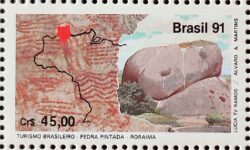 C 1742 Selo Turismo Pedra Pintada Roraima Mapa 1991