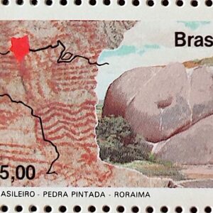 C 1742 Selo Turismo Pedra Pintada Roraima Mapa 1991