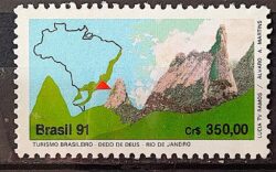 C 1743 Selo Turismo Dedo de Deus Mapa 1991