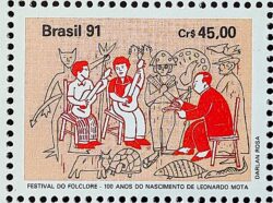 C 1745 Selo Folclore na Baixada Santista Leonardo Mota Musica 1991