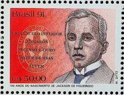 C 1747 Selo Literatura Jackson de Figueiredo 1991