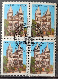 C 1771 Selo Arquitetura Religiosa Igreja 1992 Quadra CBC RJ 2