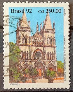C 1771 Selo Arquitetura Religiosa Igreja Catedral Presbiteriana 1992 Circulado 1