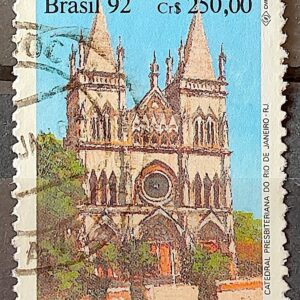 C 1771 Selo Arquitetura Religiosa Igreja Catedral Presbiteriana 1992 Circulado 1