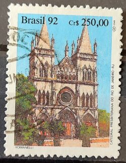 C 1771 Selo Arquitetura Religiosa Igreja Catedral Presbiteriana 1992 Circulado 2
