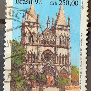 C 1771 Selo Arquitetura Religiosa Igreja Catedral Presbiteriana 1992 Circulado 2