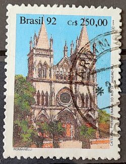 C 1771 Selo Arquitetura Religiosa Igreja Catedral Presbiteriana 1992 Circulado 4