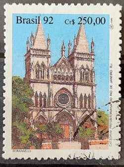 C 1771 Selo Arquitetura Religiosa Igreja Catedral Presbiteriana 1992 Circulado 5