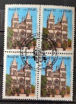 C 1771 Selo Arquitetura Religiosa Igreja Catedral Presbiteriana 1992 Quadra CBC RJ