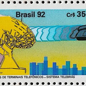 C 1790 Selo Sistema Telebras Telefone Comunicacao 1992