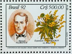 C 1794 Selo Expedicao Longsdorff Meio Ambiente Florence Flora 1992