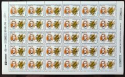 C 1794 Selo Expedicao Longsdorff Meio Ambiente Florence Flora 1992 Folha Serie Completa