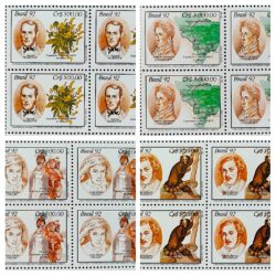 C 1794 Selo Expedicao Longsdorff Meio Ambiente Florence Flora 1992 Quadra Serie Completa