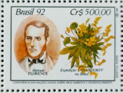 C 1794 Selo Expedicao Longsdorff Meio Ambiente Florence Flora 1992 Serie Completa