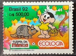 C 1804 Selo Turma da Monica Desenho Infantil Crianca Magali 1992