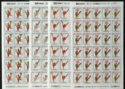 C 1805 Selo Conferencia Meio Ambiente Mata Atlantica Margaret 1992 Folha Serie Completa