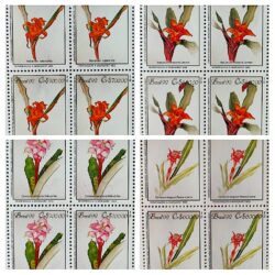 C 1805 Selo Conferencia Meio Ambiente Mata Atlantica Margaret 1992 Quadra Serie Completa