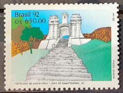 C 1815 Selo Arquitetura Militar Forte Fortaleza de Santa Cruz SC 1992