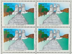 C 1815 Selo Arquitetura Militar Forte Fortaleza de Santa Cruz SC 1992 Quadra