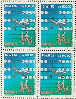 C 1819 Selo Hospital Sarah Kubitschek Saude 1992 Quadra