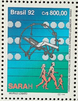 C 1819 Selo Hospiyal Sarah Kubitschek Saude 1992