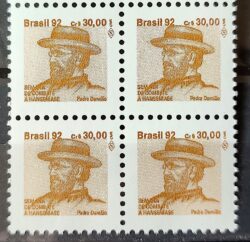 C 1828 Selo Combate Contra Mal de Hansen Hanseniase Saude Padre Damiao Religiao 1992 H29 Quadra