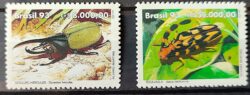 C 1840 Selo Fauna Meio Ambiente Inseto Besouro 1993 Serie Completa