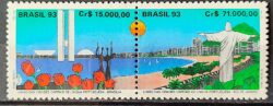 C 1849 Selo Lingua Portuguesa Congresso Nacional Brasilia RJ 1993