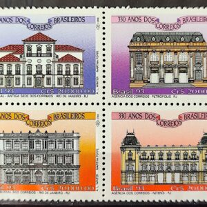 C 1855 Selo 330 Anos dos Correios Brasiliana Servico Postal Paco Imperial 1993 1