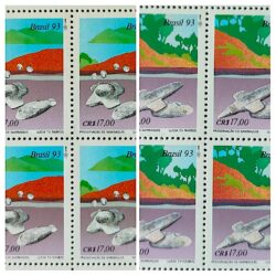 C 1861 Selo Preservacao dos Sambaquis Pre Historia 1993 Serie Completa Quadra