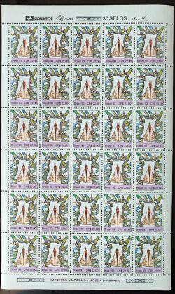 C 1864 Selo 200 Anos do Cirio de Nazare Religiao Belem Para 1993 Folha