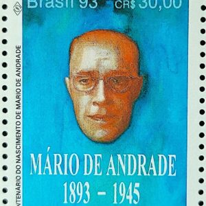 C 1869 Selo Dia do Livro Literatura Mario de Andrade 1993
