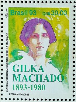 C 1871 Selo Dia do Livro Literatura Gilka Machado Mulher 1993