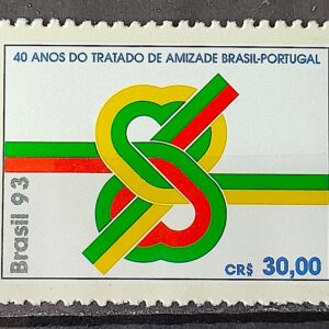 C 1872 Selo 40 Anos Tratado de Amizade Portugal 1993