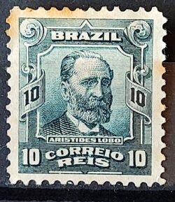 Selo Regular Cod RHM 136 Alegoria Republicana Jornalista Aristides Lobo 1915 2