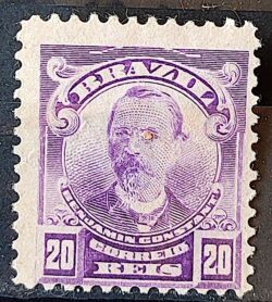 Selo Regular Cod RHM 137 Alegoria Republicana Jornalista Benjamin Constant Militar 1906 1