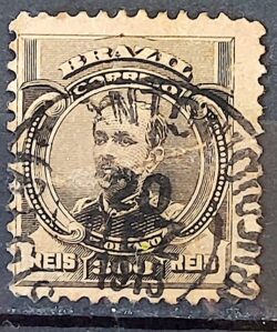 Selo Regular Cod RHM 141 Alegoria Republicana Presidente Floriano Peixoto Militar 1906 Circulado 16