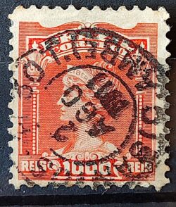 Selo Regular Cod RHM 146 Alegoria Republicana Liberdade 1906 Circulado 10