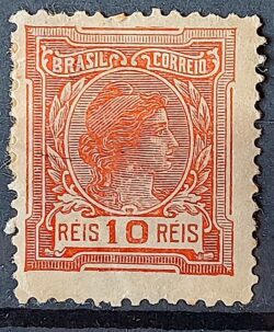 Selo Regular Cod RHM 154 Alegoria Republicana 1918 2