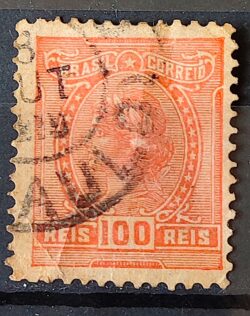Selo Regular Cod RHM 158 Alegoria Republicana 1918 Circulado 10