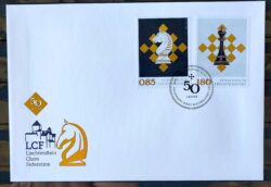 Envelope FDC Xadrez Liechtenstein 2021
