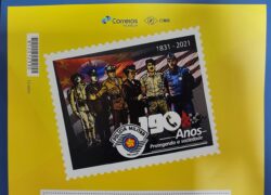 PB 197 Selo Personalizado Policia Militar de Sao Paulo 2022 Vinheta