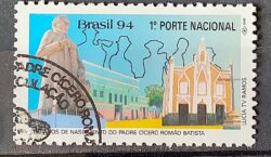 C 1887 Selo 150 Anos Padre Cicero Igreja Religiao 1994 Circulado 1