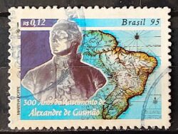 C 1938 Selo Alexandre de Gusmao Diplomacia 1995 Circulado 1