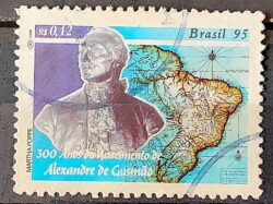 C 1938 Selo Alexandre de Gusmao Diplomacia 1995 Circulado 6